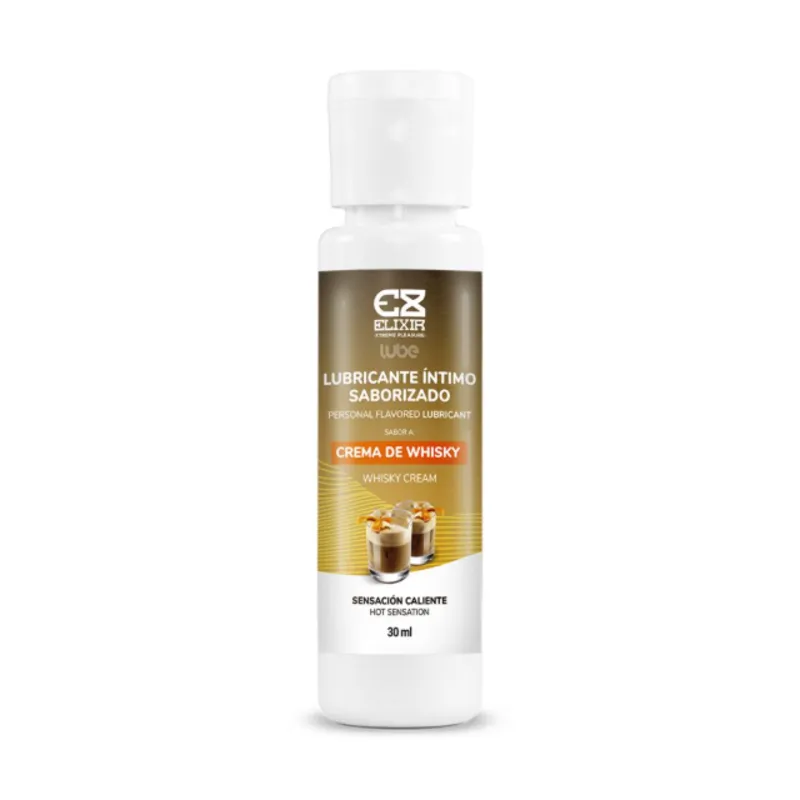 Lubricante Saborizado Crema de Whisky Elixir