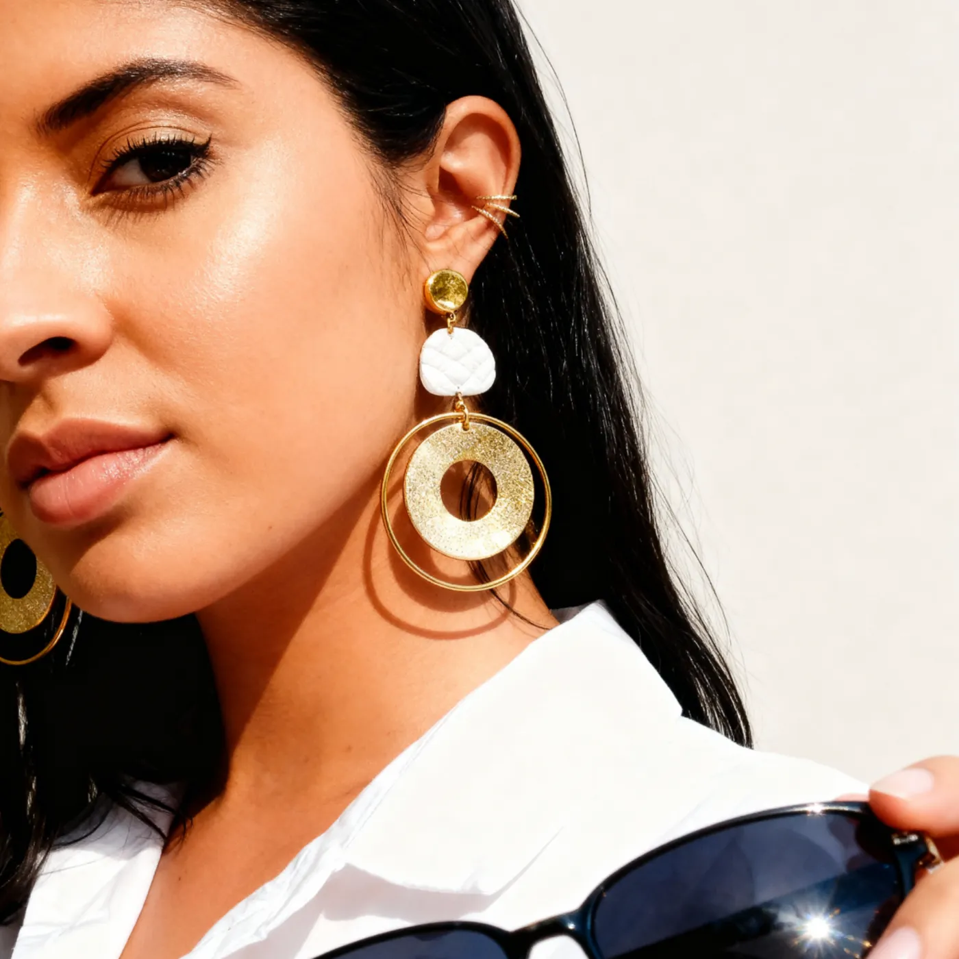 Aretes en Cuero