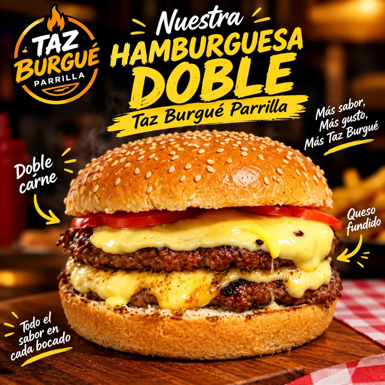 Hamburguesa Doble Especial