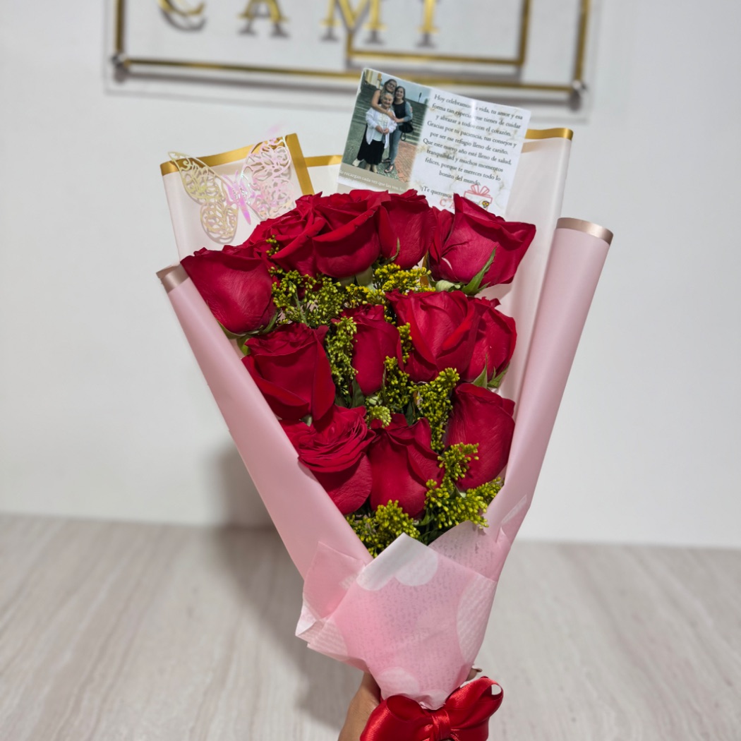 Ramo de 12 rosas