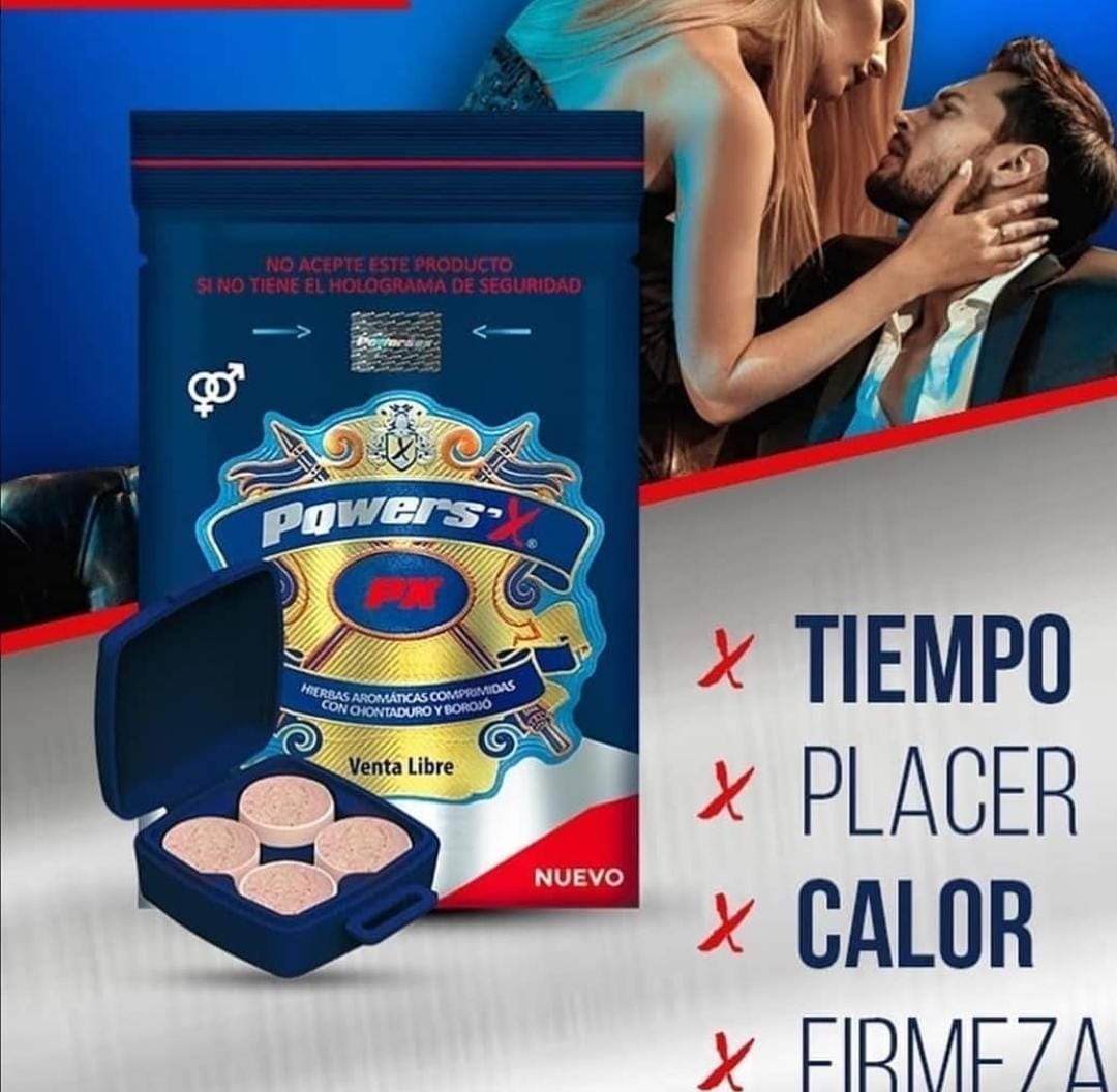 PASTILLA POWER SX 4 UNIDADES UNISEX