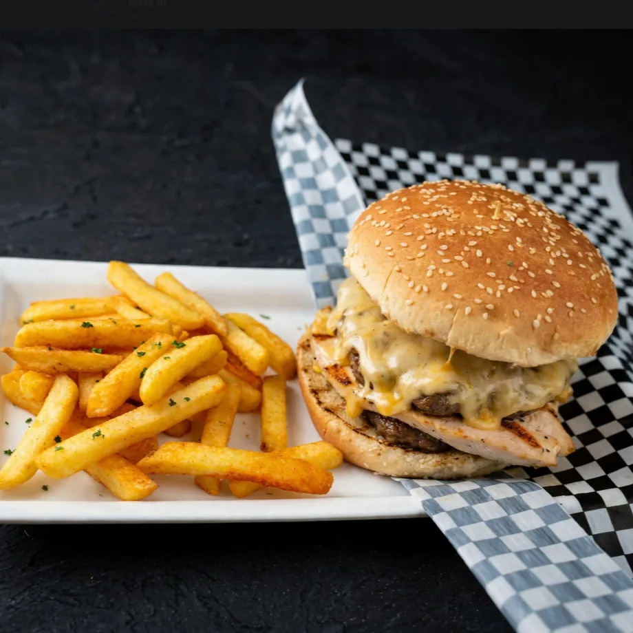 Hamburguesa Mixta Parrilla