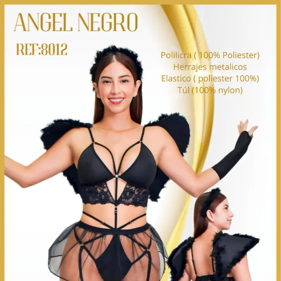 Disfraz Angel Negro 