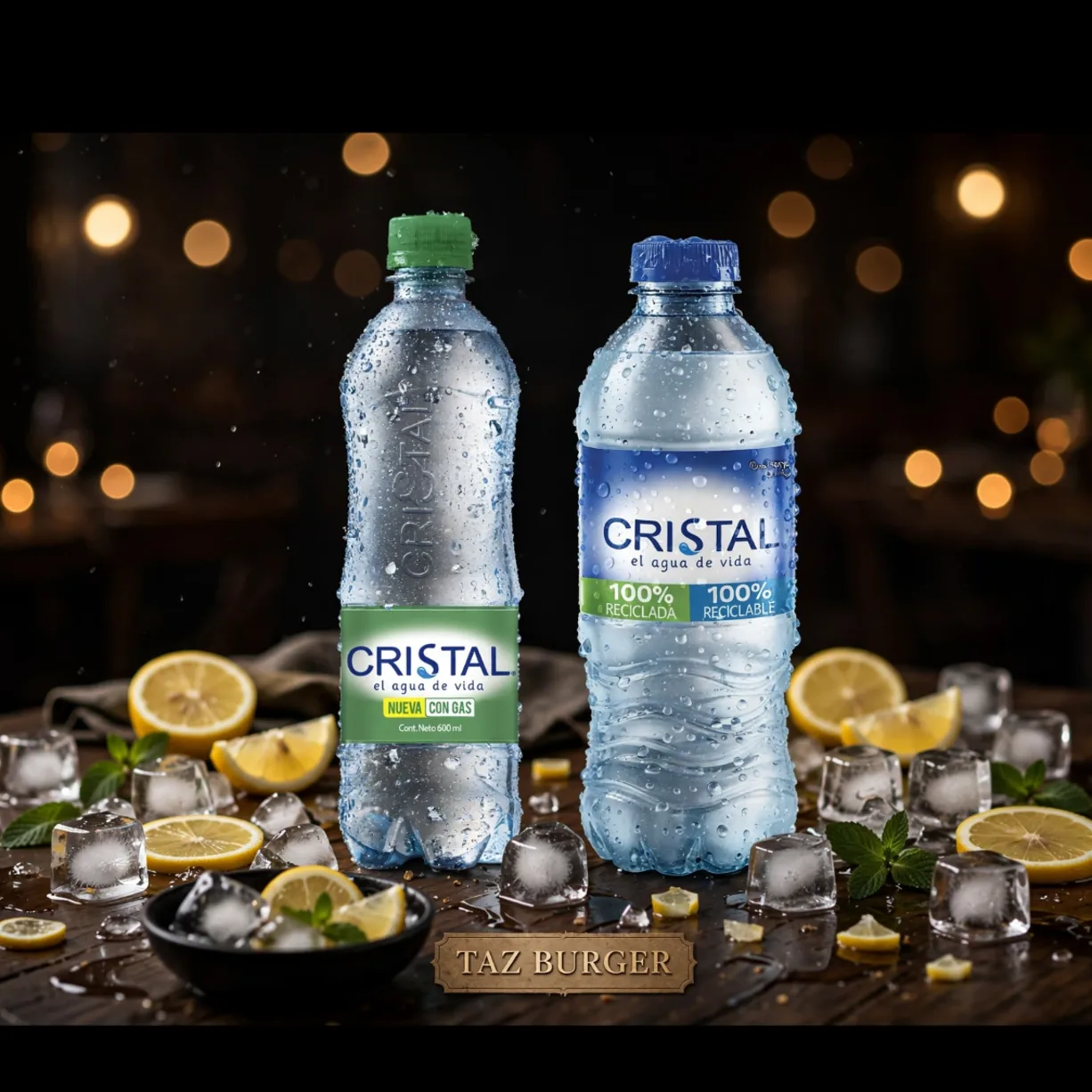 Agua cristal Pet