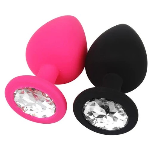 PLUG ANAL JOYA SILICONA TALLA S 